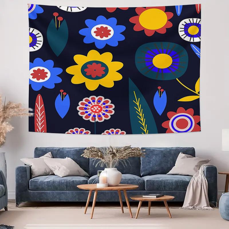 Bohemian Tapestry Wall Hanging Aesthetic Room Decor Nature Forest Tree Pattern Home Textile Dorm Room Decor Gift Large Wall Art