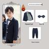 British Style Winter Uniform for Primary and Kindergarten – Children's Velvet Suit Set with Jacket