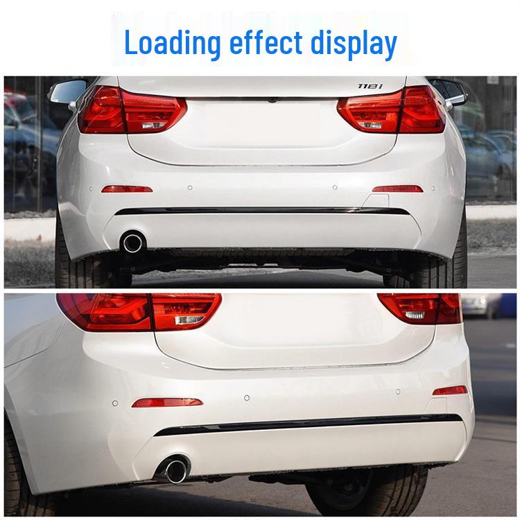 Manshi Rear Bumper Trim & Anti-Collision Strip for BMW F52 118i/120i/125i Sport/Design Versions
