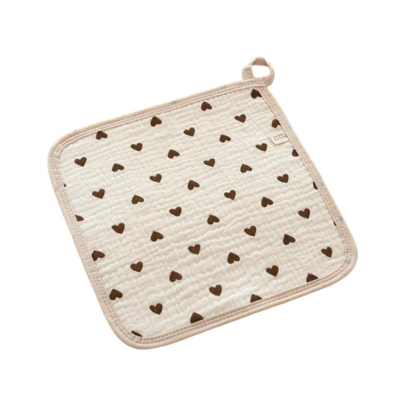 Cotton Drooling Bib Mouth Cloth For Baby Gentle On Skin Machine Washable Saliva Towel Newborns Feeding Accessories