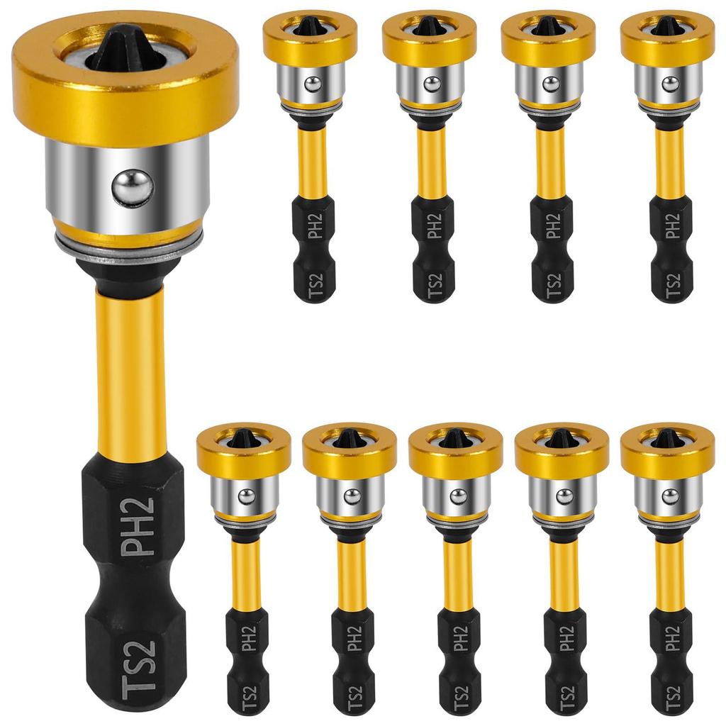 Magnetic Positioning Bit for Gypsum Board and Woodwork Ceiling Installations