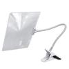 4X Große Seitenlupe Ganzseitiger Betrachtungsbereich Lupe mit flexiblem Schwanenhals für Senioren zum Lesen