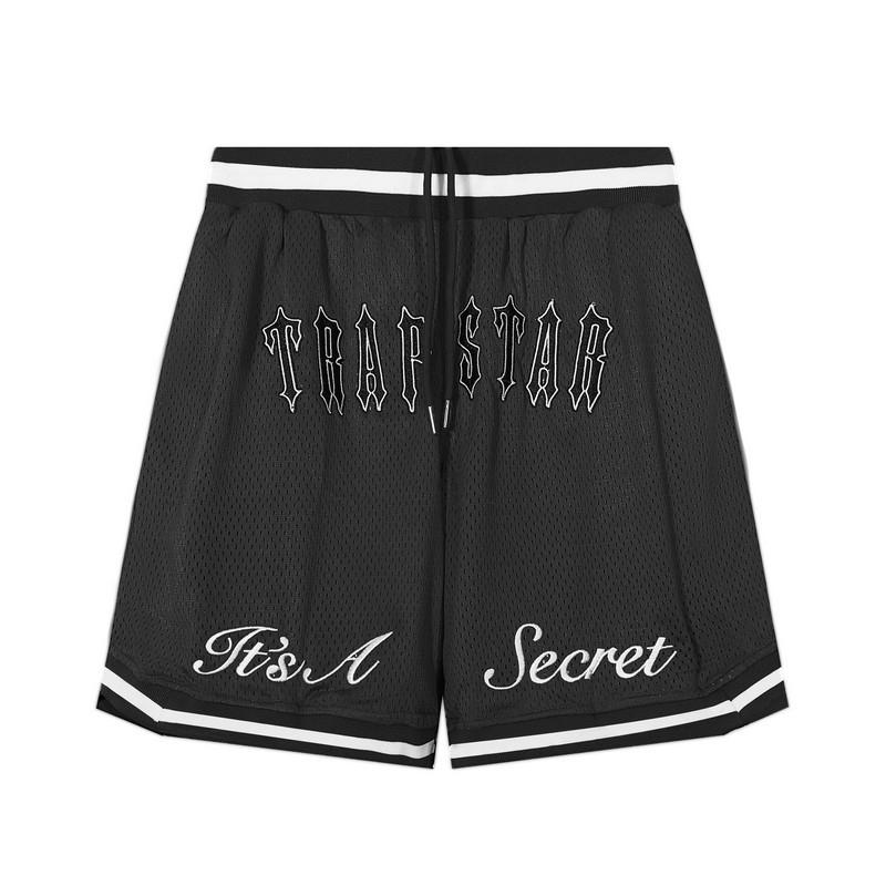 Trapstar Embroidered Alphabet Tank Shorts Set Summer Leisure Sports Two-piece Set