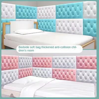 Υψηλής ποιότητας Thicken 3D αυτοκόλλητα τοίχου Αυτοκόλλητη αντισύγκρουση μαλακό μαξιλάρι Diy ταπετσαρία για παιδικό υπνοδωμάτιο