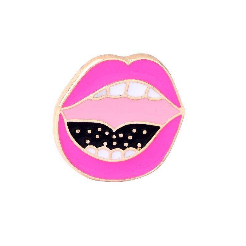 Variedad de Broches de Esmalte de Labios Rojos Moda Romántico Sexy Boca Pines de Solapa Chaquetas Insignia para Mochila Joyería Vintage Regalo Para Mujeres