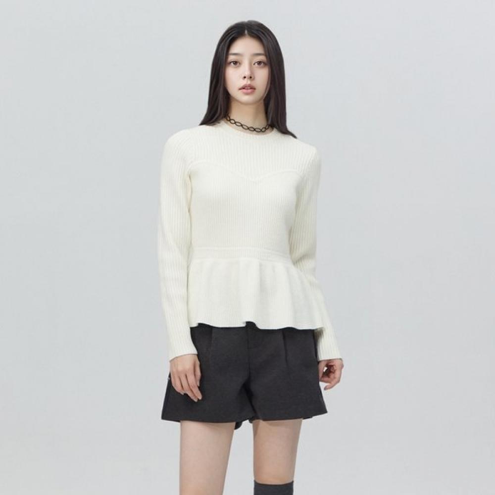 Lap Ribbed Bustier Flare Knit Ar4kha75 IV (ivory)/FF