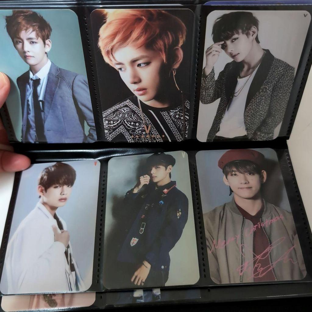 [USED] BTS Taehyung trading cards (60 pieces)