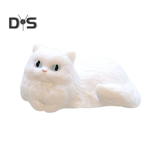 

Мини-фигурка кошки, коллекционная фигурка котенка, украшение на торт, настольная миниатюрная скульптура кошки для стола, книжной полки, автомобиля, подарок для детей, любителей кошек 7