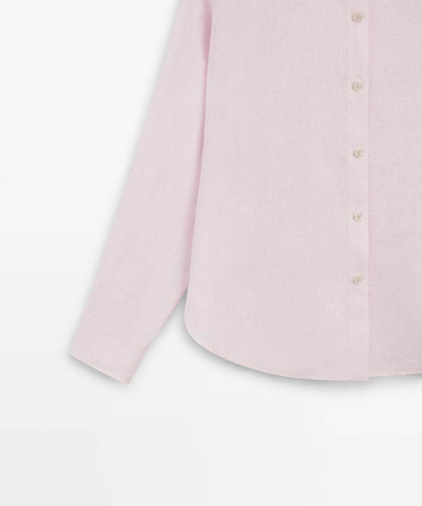 Masimodutti 100% Linen Loose Fit Shirt