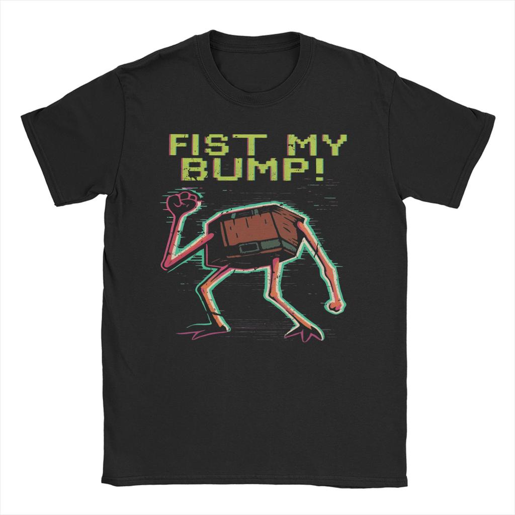 T-shirt Cool Fist My Bump Unisex Unisex Girocollo T-shirt in Puro Cotone Project Hail Mary Manica Corta Abbigliamento Taglie Forti