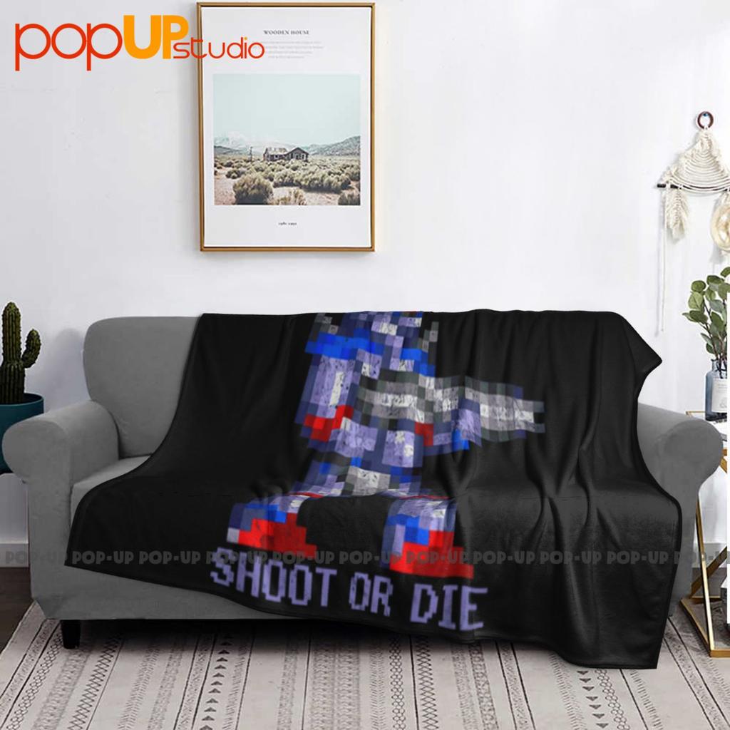 Shoot Or Die Turrican Game Sprite Amiga Figur Robot Spiel Ultra-Soft Blanket Quilt Winter Sofa Cover Bed Covers