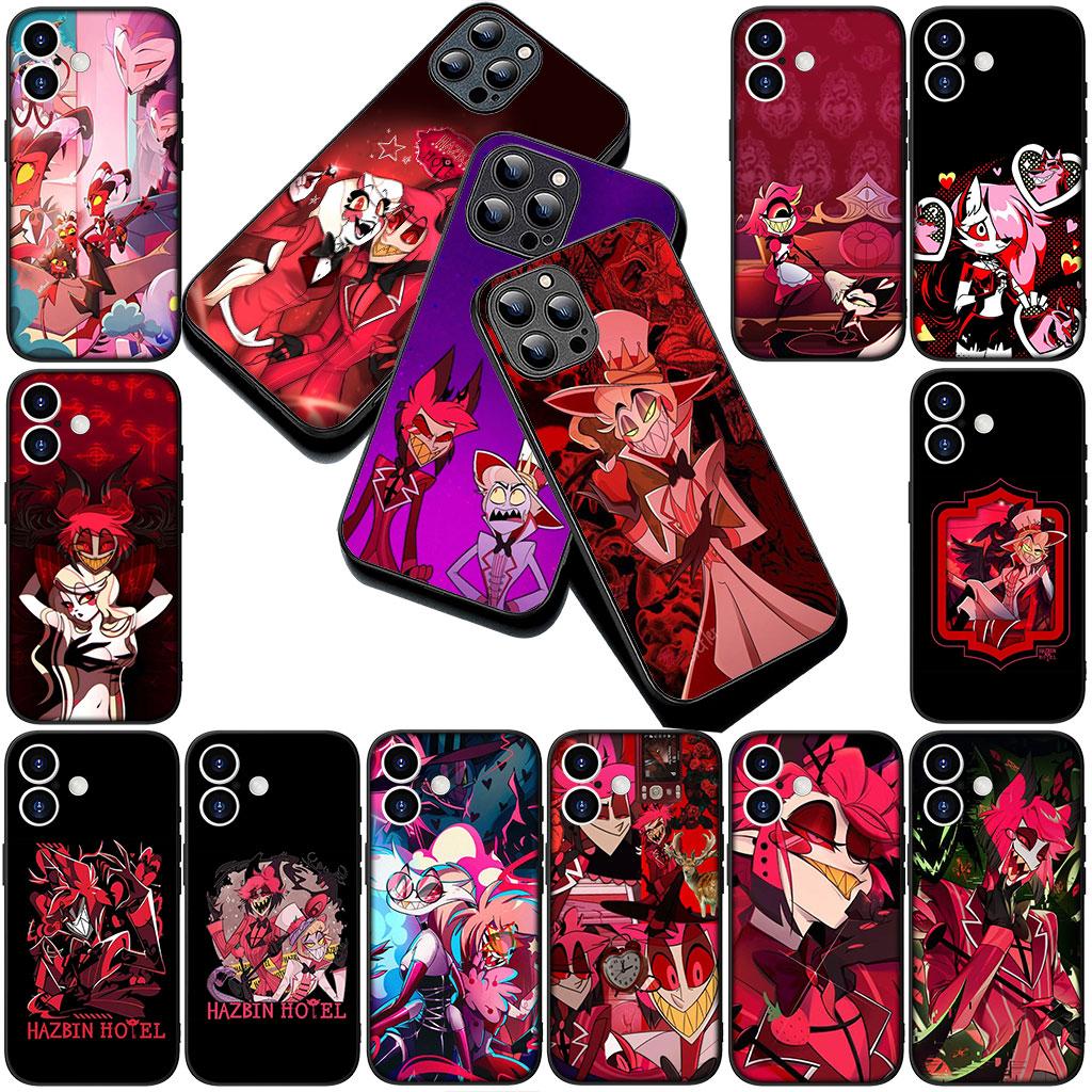 Casing Phone Cover for Xiaomi Redmi 15 15C A4 A5 9A 9C NFC Note 9 8 9T 8T Case  Alastor H-Hazbins Charile Angel Dust Hotels