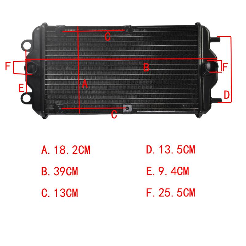 Motorcycle Aluminium Cooling Cooler Radiator For XG 500 750 XG500 XG750 Street 2015-2018