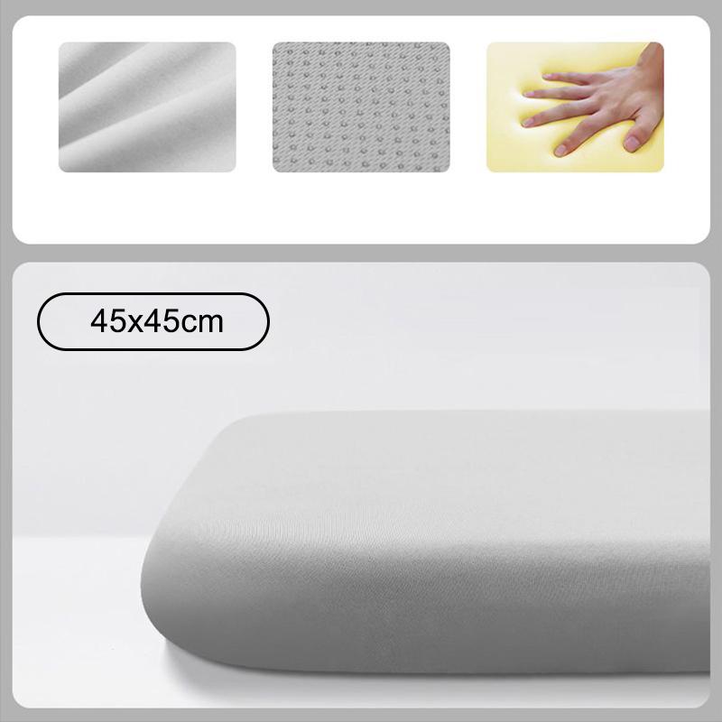 Traagschuim Ijszijde Elastische Stof Zitkussen Zacht Bureaustoelkussen Autostoelkussen Voor Lang Zitten Lendensteun Pijnverlichting