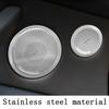 Auto Stereo Lautsprecher Tür Aufkleber Abdeckung Für BMW X6 E71 E72 5 Serie GT F07 Edelstahl Trim Auto Styling auto