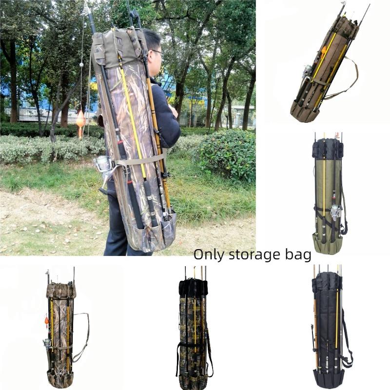 Outdoor Capacity Large Oxford Cloth Fishing Rod Gear Storage Bag Accessory Gift