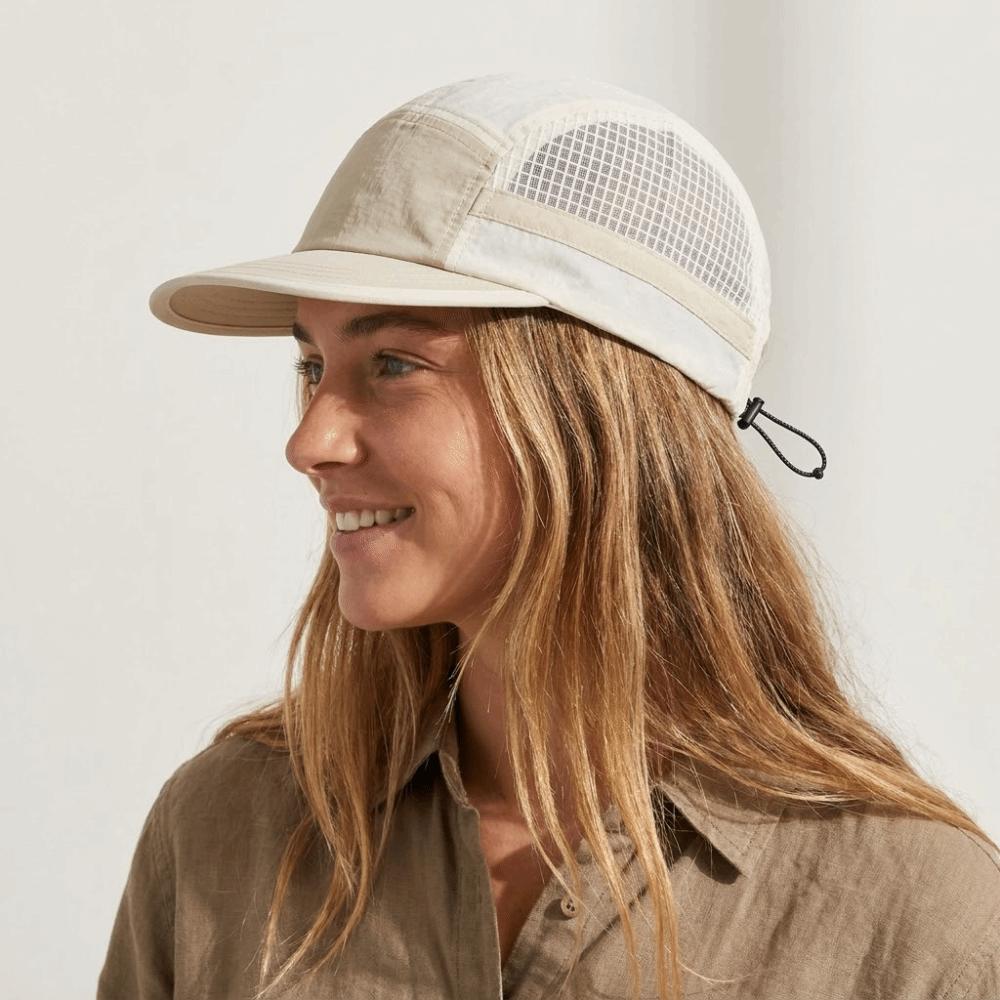 Color-Blocked Breathable Peaked Cap Soft Brim Mesh Running Caps Quick-drying Baseball Cap Outdoor