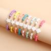 Europe, America 2025 Spring and Summer Beach Leisure Color Soft Pottery Love Fritillary Bracelet Bracelet Women