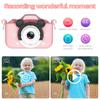 Non-Toxic Kids Camera Hd Digital Video Toddler Camera With Silicone Cover Portable Toy With 32 Gb Sd Card For Children Christmas Birthday Gift