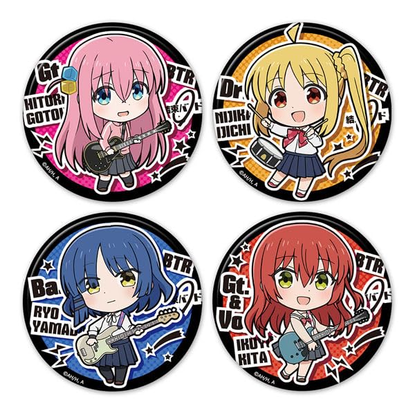 

Bocchi the Can Badge Set of 4 A Rock!