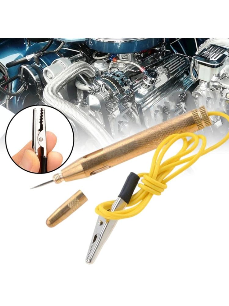 Heavy Duty Automobile Circuit Tester,6-24V Test Light with Alligators Clip Circuit Voltage Tester for Car Motorcycles