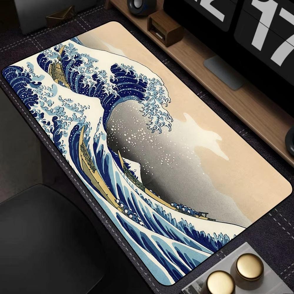 The Great Wave Off Kanagawa Gaming Mouse Pad Waterproof Nonslip Desk Mat