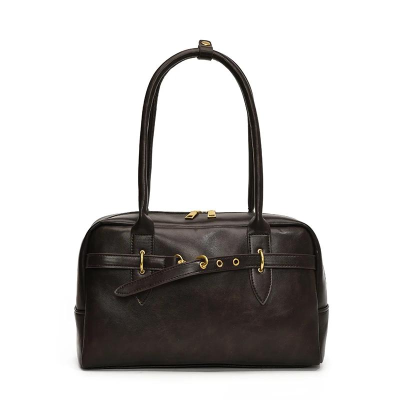 

Сумки-тоуты из искусственной кожи для женщин, зимние, 2000-е годы, корейские женские модные сумки через плечо