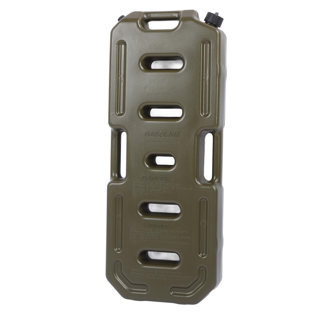 5.2 Gallon 20L Oil Can Gas Container Pot Gasoline Anti Shock Fuel Storage Tank Pack with Handle for Car Motorcycle UTV