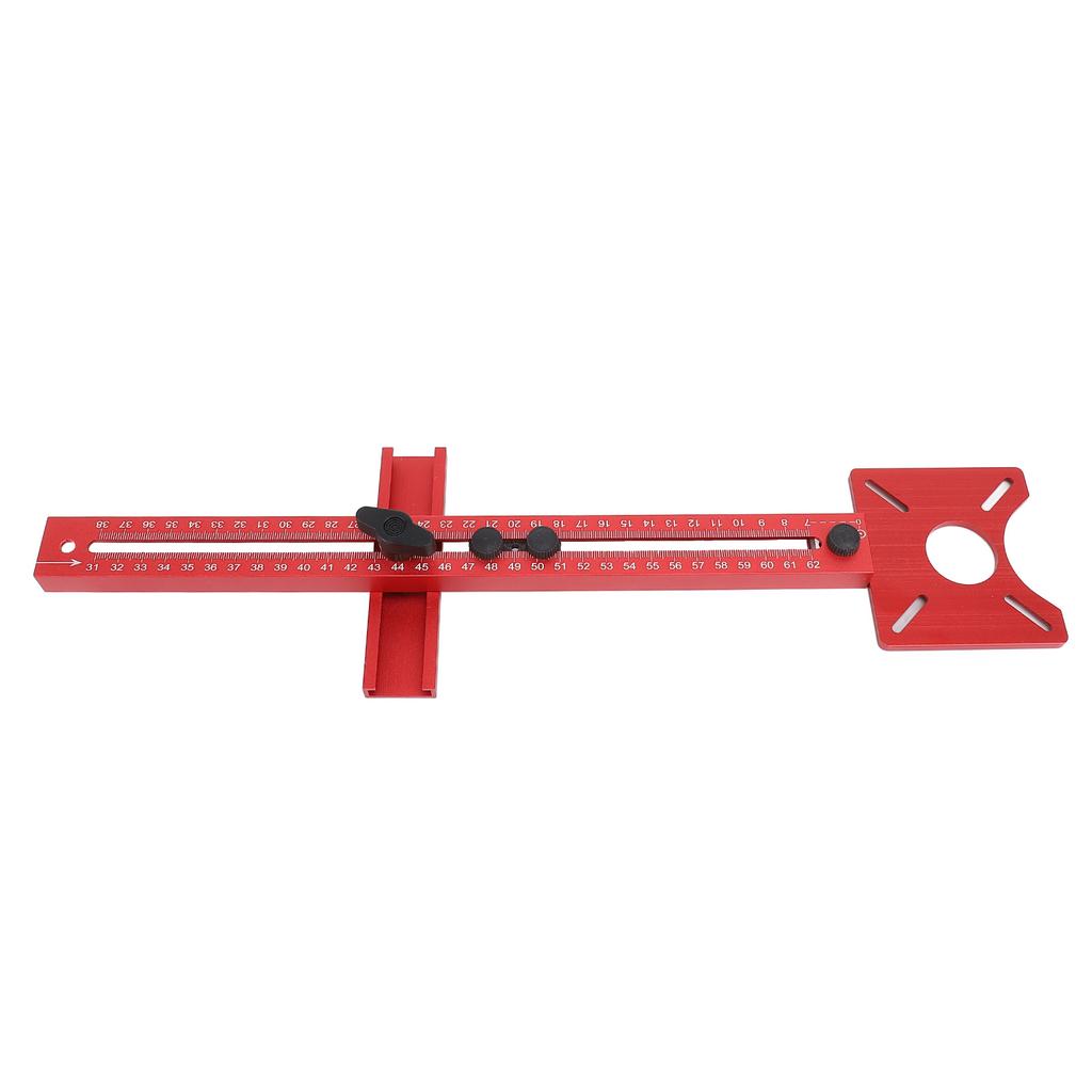 Router Milling Groove Bracket Aluminum Alloy Adjustable Multifunctional Cabinet Hardware Jig and Router Guide for