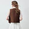 Women's Lyocell Linen Paisley Vest