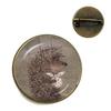Broche de Ouriço Vintage Alfinetes de Animais Fofos Broches de Joias da Moda Broche de Gola Banhado a Bronze Antigo Para Mulheres Homens Presente