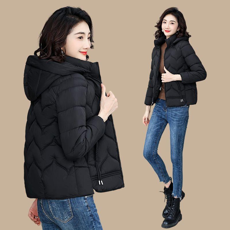 Stilvoller kurzer Winter-Daunenbaumwollmantel für Damen, bequem und warm, perfekt für die Herbst- und Wintersaison