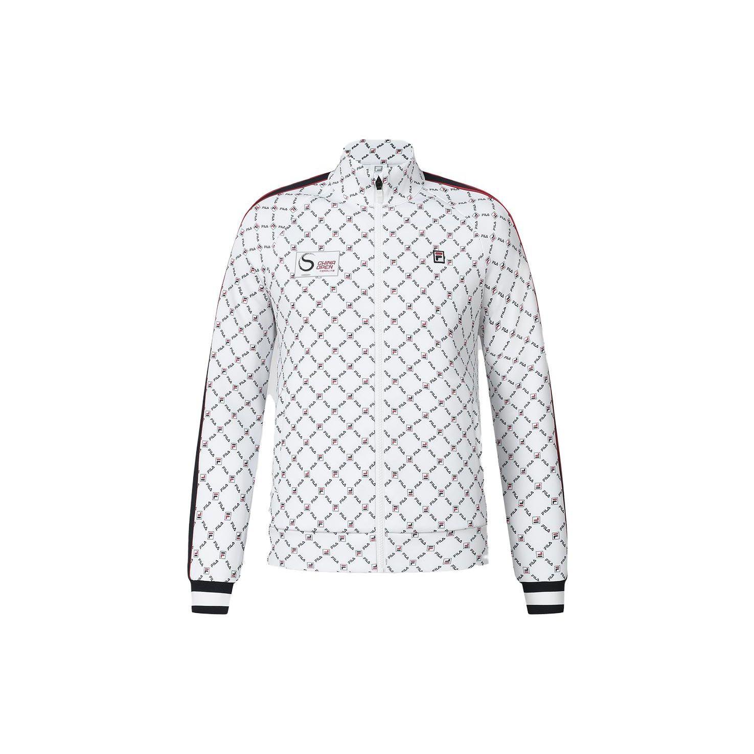 

FILA Letter Plaid Full Print Tennis Knit Jacket Women jackets A11W343508F-ZA M