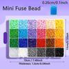 7200 Stück 2,6 mm Loch Mini Hama Perlen Perler Bügelperlen DIY Frühpädagogik Bastelspielzeug Puzzles Kinder Geburtstagsgeschenk