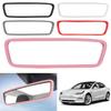For Tesla Model Y Rear View Mirror Protector Frame Silicone Rearview Mirror Cover Sleeve For Tesla Model Y/S Decoration Acc O8L1