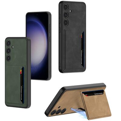 Použitelné pro kartu Samsung S24Ultra Pouzdro na mobilní telefon Matný sběrací vak S24plus Kožené pouzdro Tvrdé pouzdro Nový model