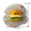 Cute Simulation Toast Bread Squeeze Toy Cartoon Silicone Stress Relief Toy Fun Mini Decompression Slow Rebound Toys Gifts