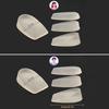Silicone Gel Height Increase Insole Heel Lifting Inserts Shoe Foot Care Protector Elastic Cushion Arch Support Insert for Unisex