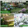 6LED/8LED/10LED Solar Mushroom Lights Outdoor Waterproof Garden Decor, 4-Color Landscape Lighting for Patio Lawn, Starlight Bulbs Ideal Gift