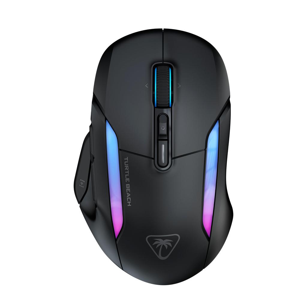 TURTLE BEACH Kone II Air Black Gaming 26K DPI Macro Clutch Ergonomic Design Warranty Mouse, Multi-Button Wireless, 2.4G/Bluetooth, 650IPS, MMO/RTS,