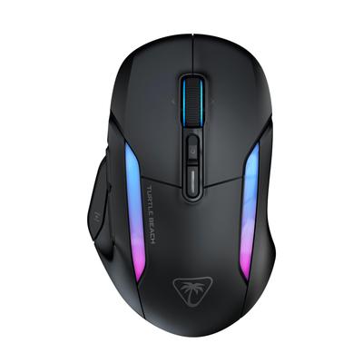 Turtle Beach Kone II Air Black Gaming 26K DPI Macro Clutch Ergonomic Design Warranty Mouse, Multi-Button Wireless, 2.4G/Bluetooth, 650IPS, MMO/RTS,