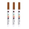 3Pcs Monument Paint Pen Sunproof Waterproof Stone Marker Pen For Writing Coloring On Tombstones Gravestone Restoration