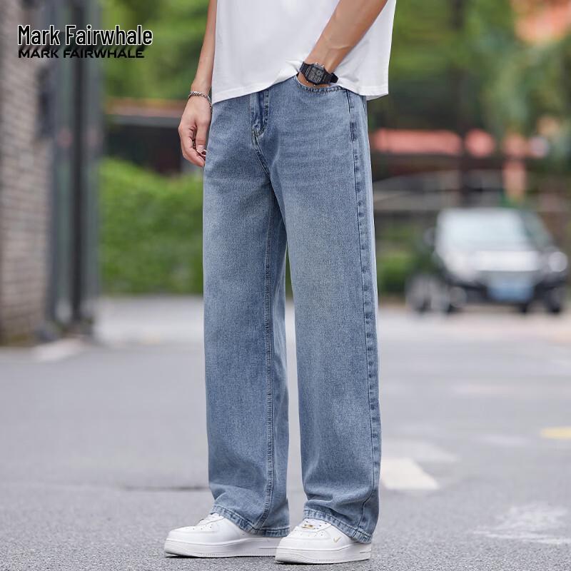 MARK FAIRWHALE Men s Loose Fit Casual Jeans L