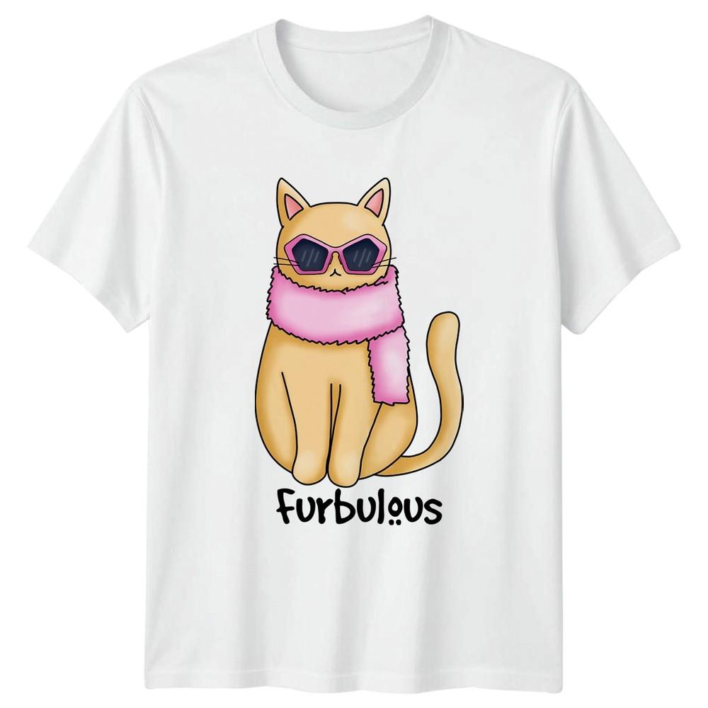 Furbulous Unisexs TShirt Cat Puns Cats Birthday Gift For Her S