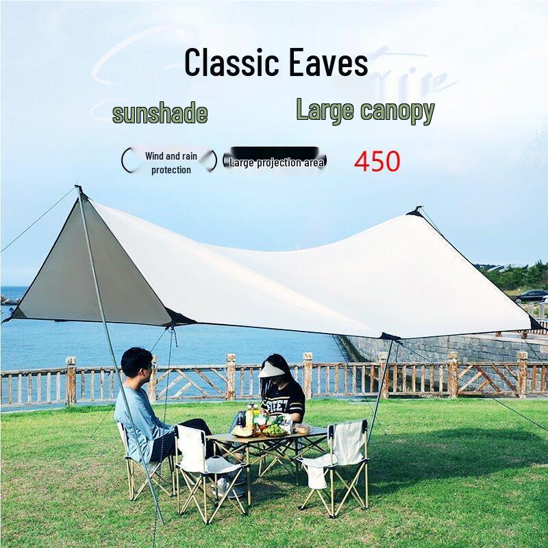 OEING Portable Camping Canopy Tent 300x450cm (6-8 Person)