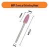 Electric Jade Carving Tool Set with Cylindrical & Conical Grinding Heads