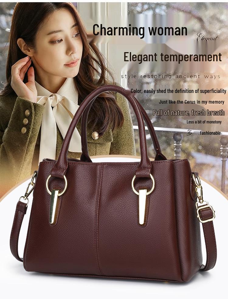 2025 Stylish Handbag for Women: Versatile Single Shoulder Bag for Moms