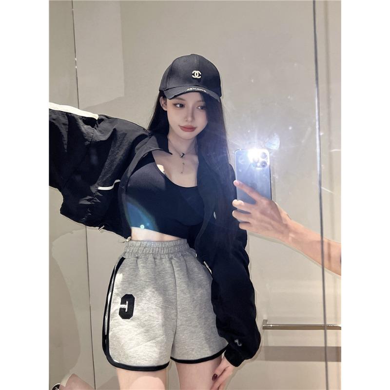 Spice Girls Sports Shorts Women Wear Summer All-in-one High Waisted Casual Slim Wide Leg A-line Hot Pants