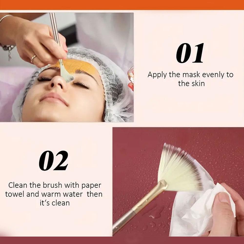 1/3/5/9Pcs Slim Soft Facial Fan Brush,Makeup Cosmetic Multi Use,Mask Brush Makeup Brush Tool Set