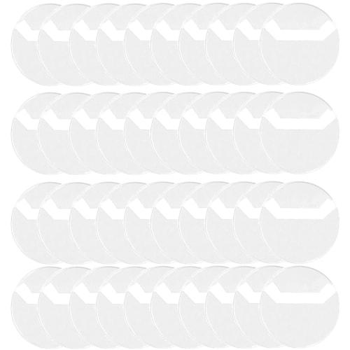 Samcos Clear Laser-Crushed Badge Covers, Protective Covers, Set of 20 or 40, for Collecting, Displaying, Protecting, and Storing Badges, Scratch-Resis